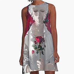 Baldurs Gate 3 - Astarion - Rose A-Line Dress