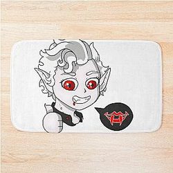 Chibi Goofy and Precious Astarion Baldurs Gate 3 Bath Mat