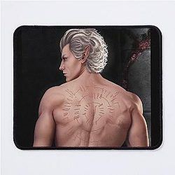 Horniest Vampire Ever Shirtless Astarion Baldur's Gate 3 Mouse Pad