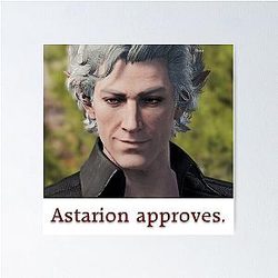 Astarion Approves Meme Poster