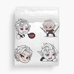 Chibi Astarion Duvet Cover