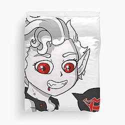 Chibi Goofy and Astarion - Baldur's Gate 3 Duvet Cover