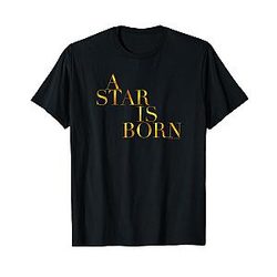 WB100 A Star Is Born Classic Gold Movie T-Shirt