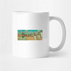 Asteroid City is known for its distinct visual style Asteroid City Mugs