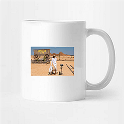 Asteroid City's plot involves a Junior Stargazer convention Asteroid City Mugs
