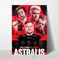 Astralis won four Major titles Astralis Posters