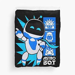 Ripple Junction Astro Bot Rescue Mission Victory Game Duvet Cover