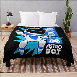 Ripple Junction Astro Bot Rescue Mission Victory Pose Game Throw Blanket