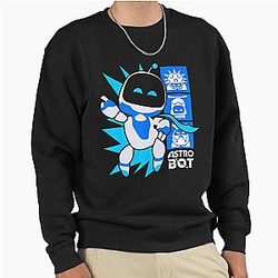 Ripple Junction Astro Bot Rescue Mission Victory Pose Game Pullover Sweatshirt