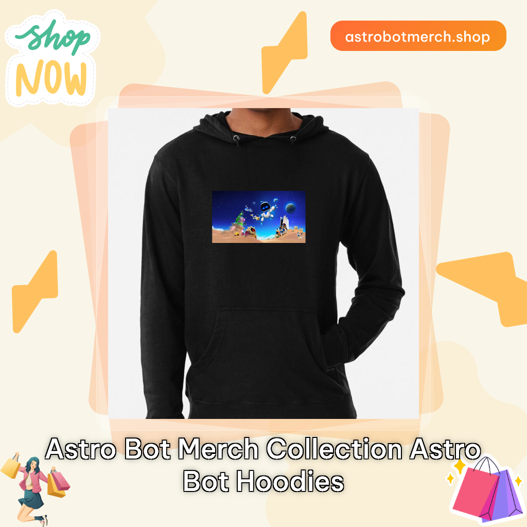 Astro Bot Merch Collection Astro Bot Hoodies