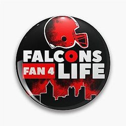Art Atlanta Falcons Pin