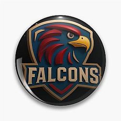 Art Atlanta Falcons Pin