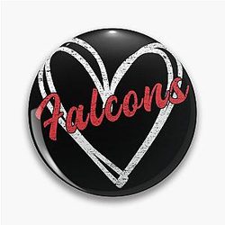 Art Atlanta Falcons Pin