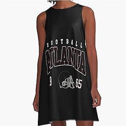 Art Atlanta Falcons A Line Dress