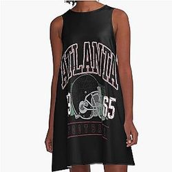 Art Atlanta Falcons A Line Dress
