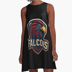 Art Atlanta Falcons A Line Dress