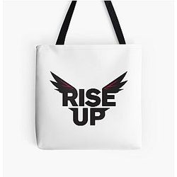 Art Atlanta Falcons Over Print Tote Bag