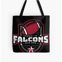 Art Atlanta Falcons Over Print Tote Bag