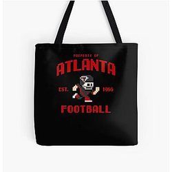 Art Atlanta Falcons Over Print Tote Bag