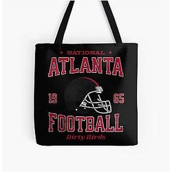 Art Atlanta Falcons Over Print Tote Bag