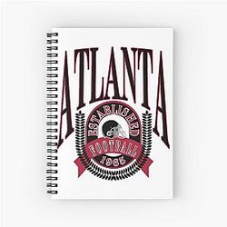 Art Atlanta Falcons Spiral Notebook