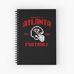 Art Atlanta Falcons Notebook