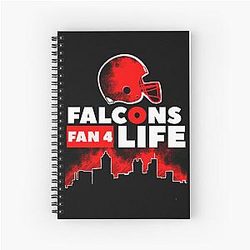 Atlanta Falcons Spiral Notebook