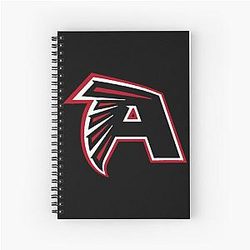 Of Arturon Football Atlanta Falcons Spiral Notebook
