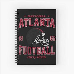 Art Atlanta Falcons Spiral Notebook