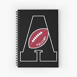 Art Atlanta Falcons Notebook