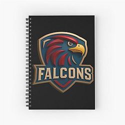Art Atlanta Falcons Notebook