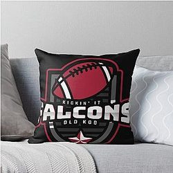 Art Atlanta Falcons Throw Pillow