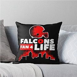 Art Atlanta Falcons Throw Pillow