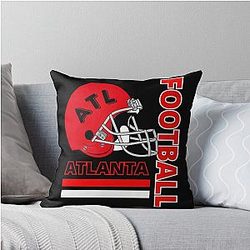 Art Atlanta Falcons Throw Pillow