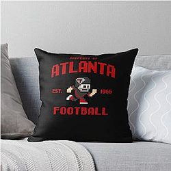 Art Atlanta Falcons Throw Pillow