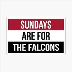 Sundays are for Atlanta Falcons Sticker