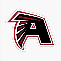 NCAA Art Atlanta Falcons Sticker