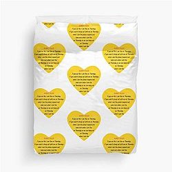Aubrey Plaza T-Shirt duvet cover