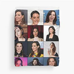 Aubrey Plaza Duvet Cover