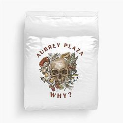 Aubrey Plaza Why Duvet Cover