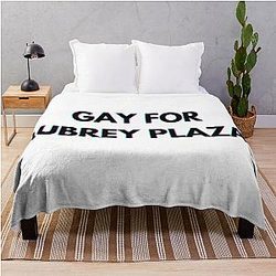 Gay Throw Blanket for Aubrey Plaza