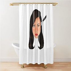 Aubrey Plaza Shower Curtain