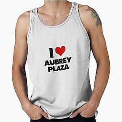 I Love Aubrey Plaza Tank Top