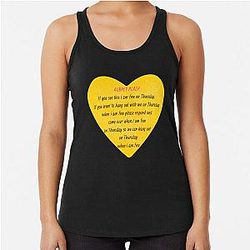 Aubrey Plaza T-Shirt Racerback Tank Top