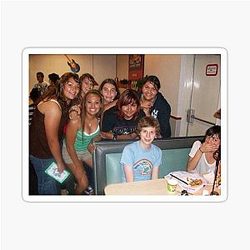 Michael Cera and Aubrey Plaza Sticker