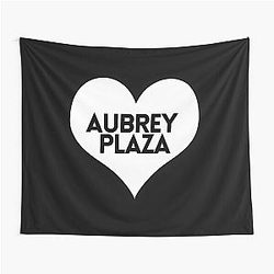Love Aubrey Plaza Tapestry