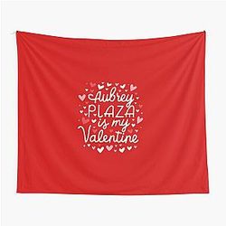 Aubrey Plaza is My Valentine Tapestry