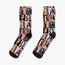 Aubrey Plaza Photo Collage Sock
