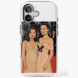 Honey Don't Margaret Qualley and Aubrey Plaza on the red carpet iPhone case