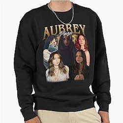 Aubrey Plaza Golden Collage Tribute Sweatshirt